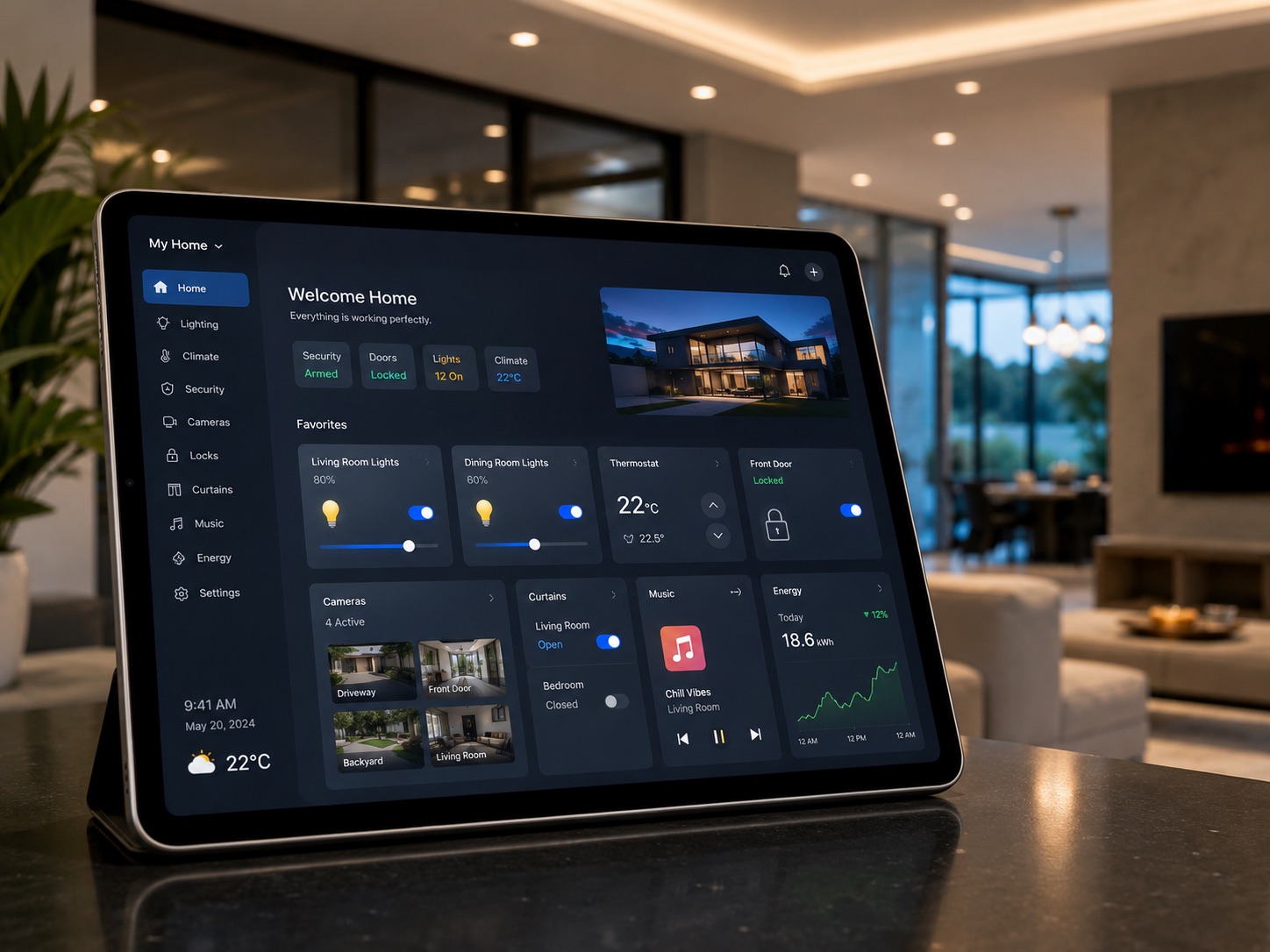 Smart home automation